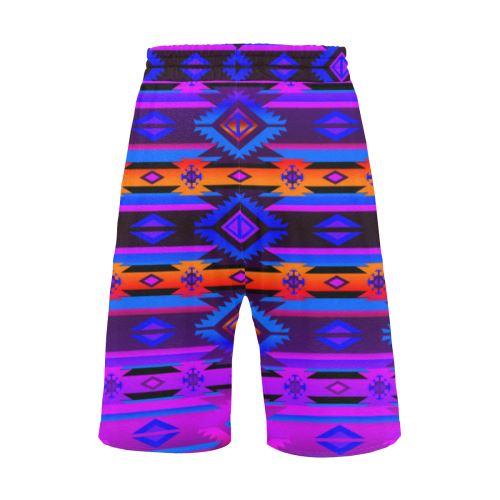 Adobe Morning Men's All Over Print Casual Shorts (Model L23) Men's Casual Shorts (L23) e-joyer