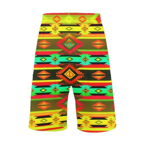 Adobe Sky Men's All Over Print Casual Shorts (Model L23) Men's Casual Shorts (L23) e-joyer