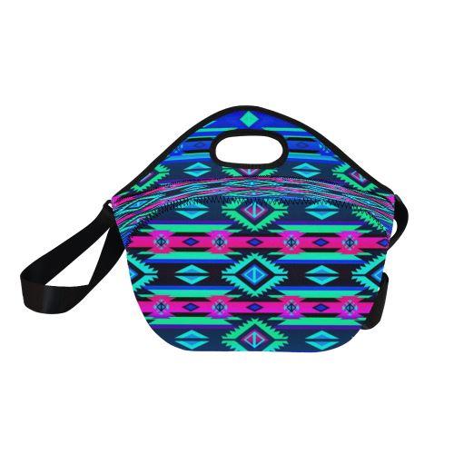 Adobe Sunset Neoprene Lunch Bag/Large (Model 1669) Neoprene Lunch Bag/Large (1669) e-joyer