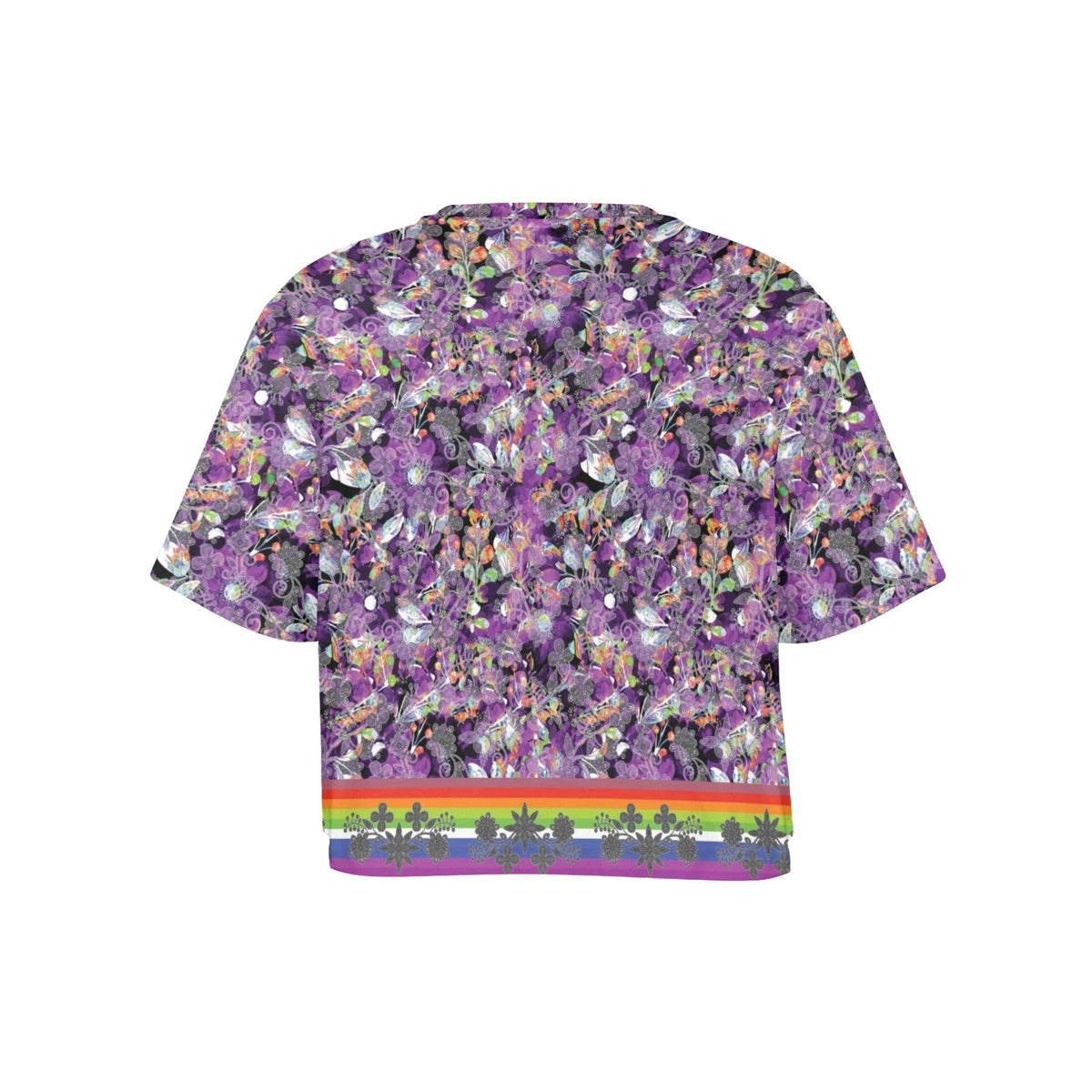 Culture in Nature Purple Crop Top