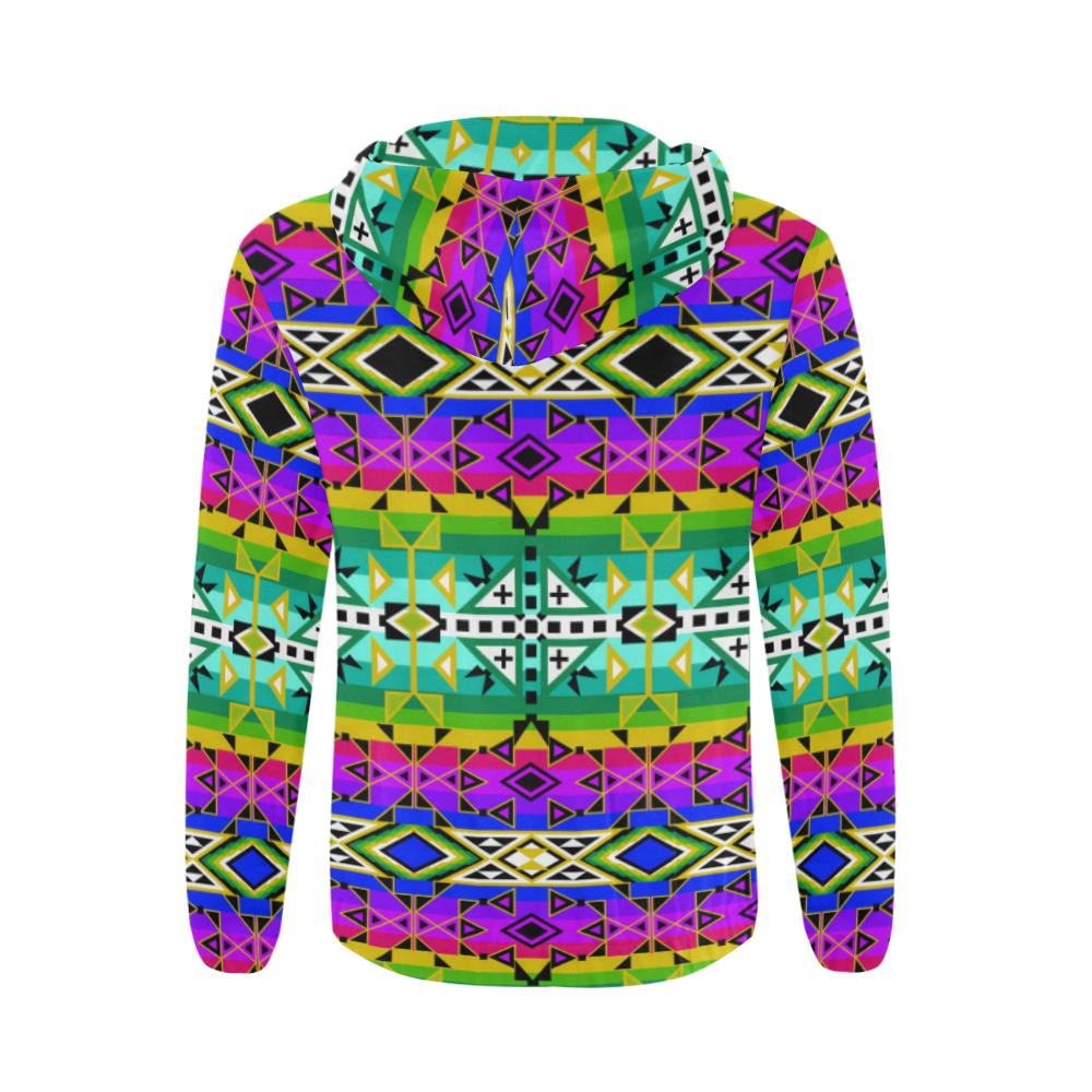 After the Northwest Rain All Over Print Full Zip Hoodie for Men (Model H14) All Over Print Full Zip Hoodie for Men (H14) e-joyer