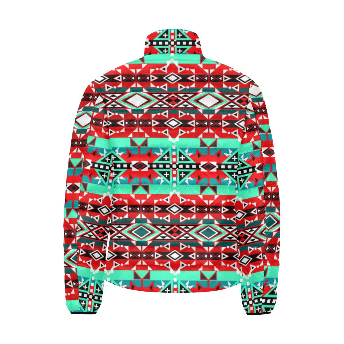 After the Southwest Rain Men's Stand Collar Padded Jacket (Model H41) Men's Stand Collar Padded Jacket (H41) e-joyer