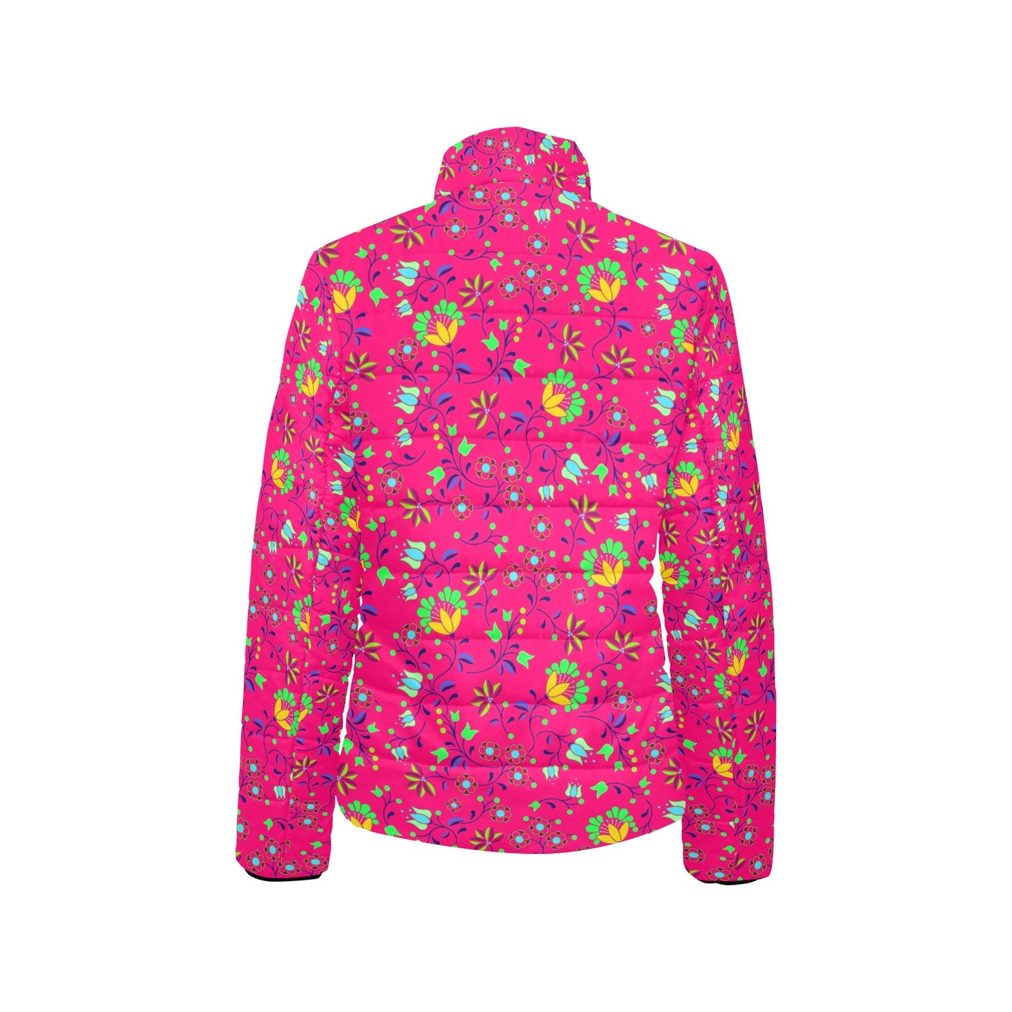 Fleur Indigine Rouge Women's Stand Collar Padded Jacket