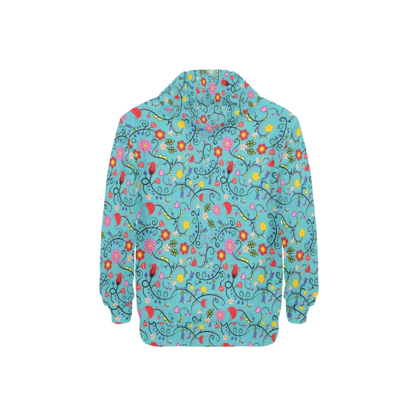 Nipin Blossom Sky Men's Long Sleeve Fleece Hoodie