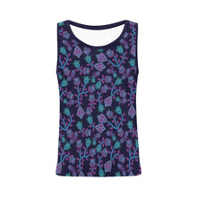 Load image into Gallery viewer, Beaded Blue Nouveau All Over Print Tank Top for Women (Model T43) All Over Print Tank Top for Women (T43) e-joyer 

