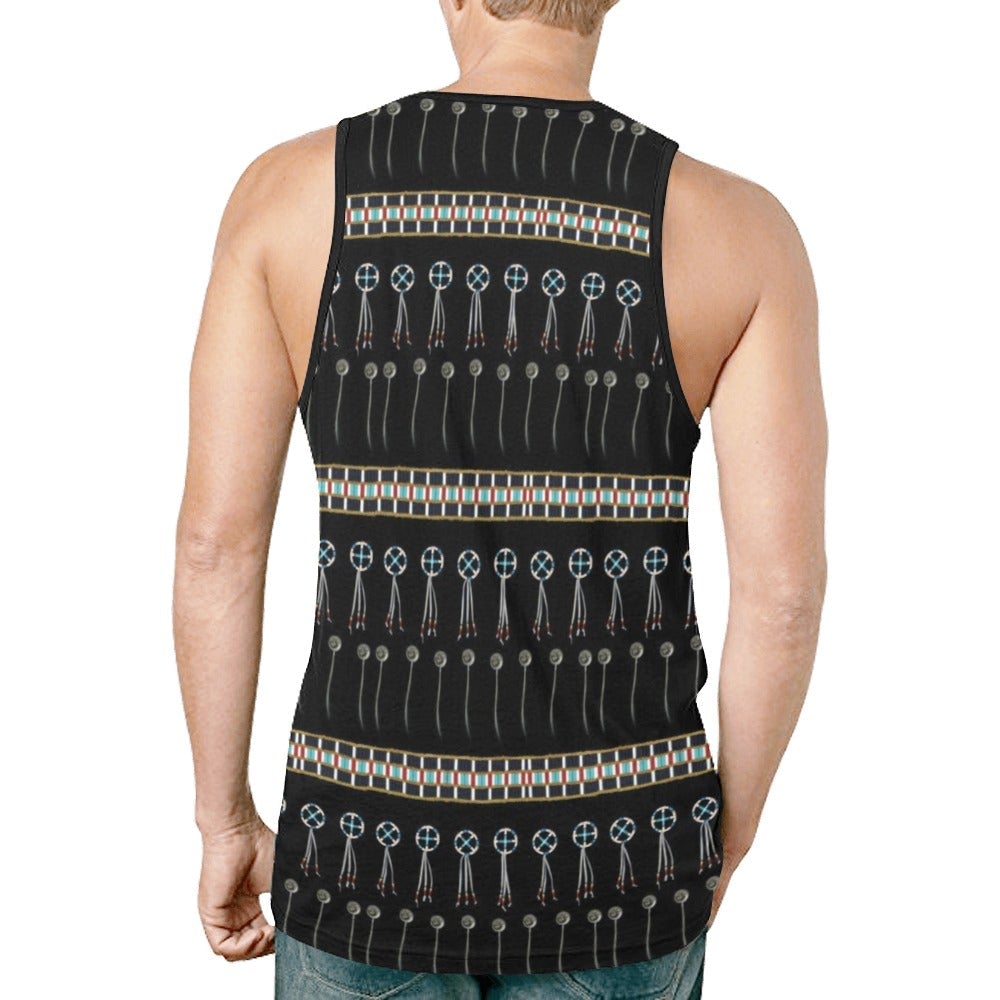 Beaded Bracelet New All Over Print Tank Top for Men (Model T46) tank top e-joyer