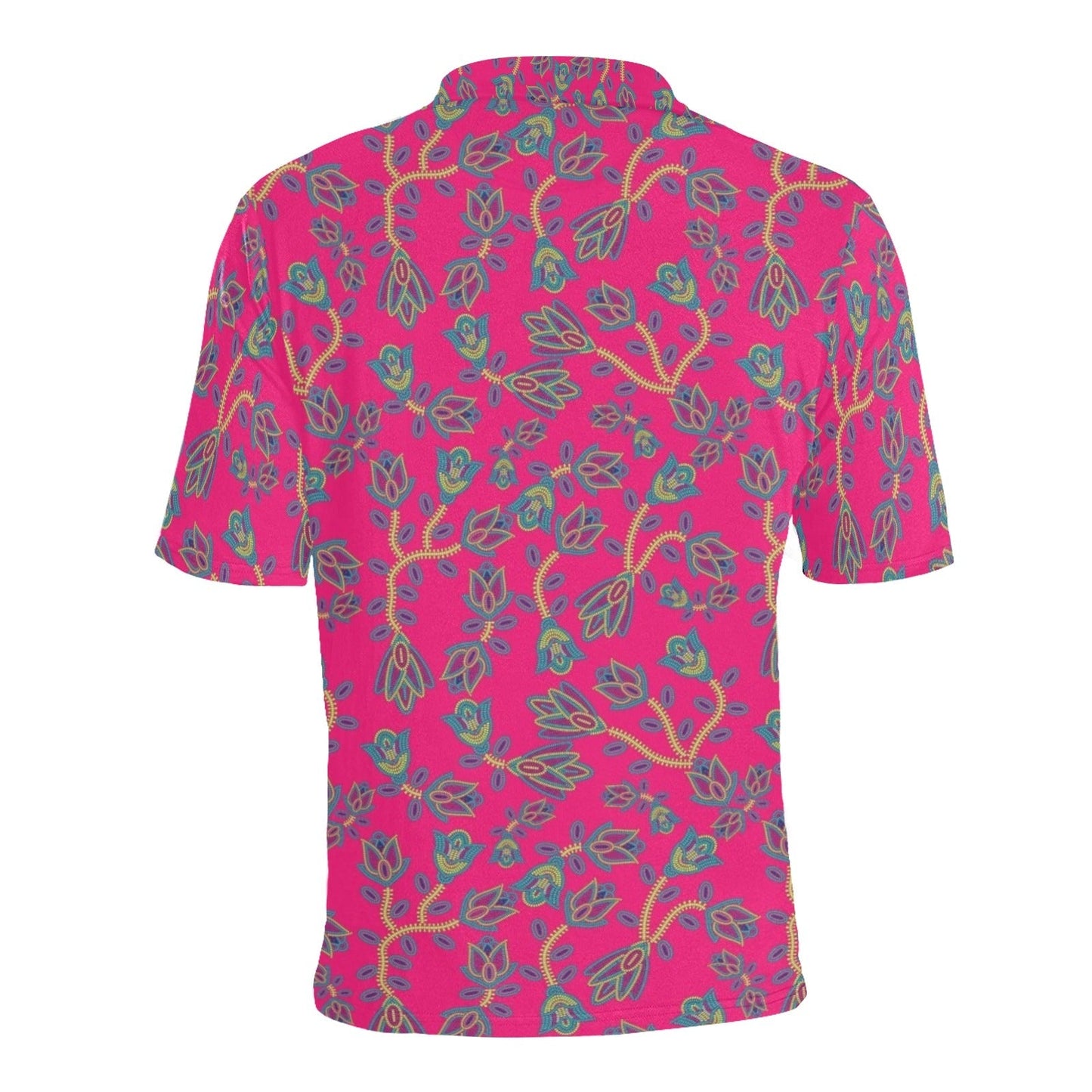 Beaded Lemonade Men's All Over Print Polo Shirt (Model T55) Men's Polo Shirt (Model T55) e-joyer