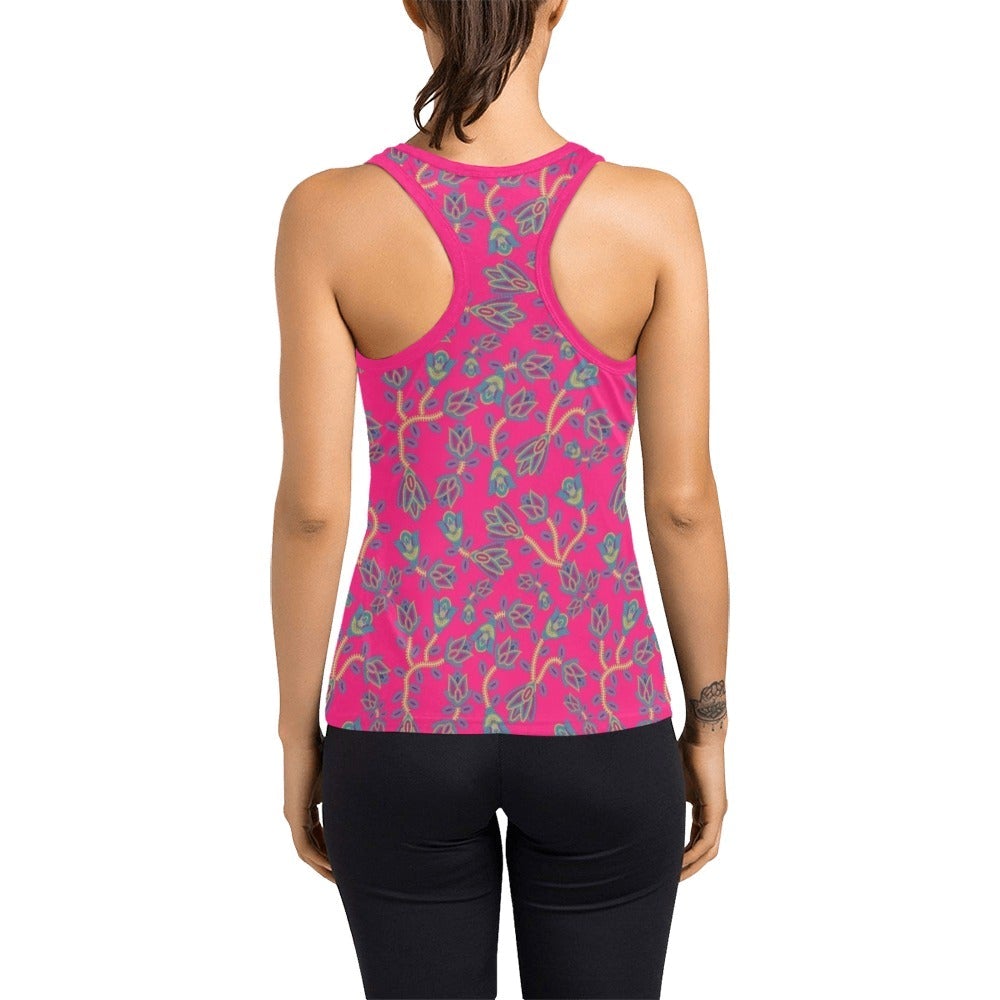 Beaded Lemonade Women's Racerback Tank Top (Model T60) Racerback Tank Top (T60) e-joyer
