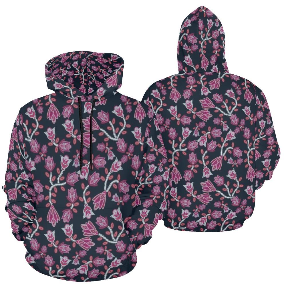 Beaded Pink All Over Print Hoodie for Men (USA Size) (Model H13) All Over Print Hoodie for Men (H13) e-joyer