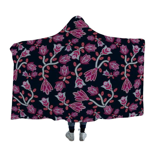 Beaded Pink Hooded Blanket blanket 49 Dzine 