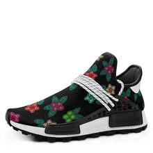 Load image into Gallery viewer, Berry Flowers Black Okaki Sneakers Shoes Herman 
