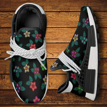 Load image into Gallery viewer, Berry Flowers Black Okaki Sneakers Shoes Herman 
