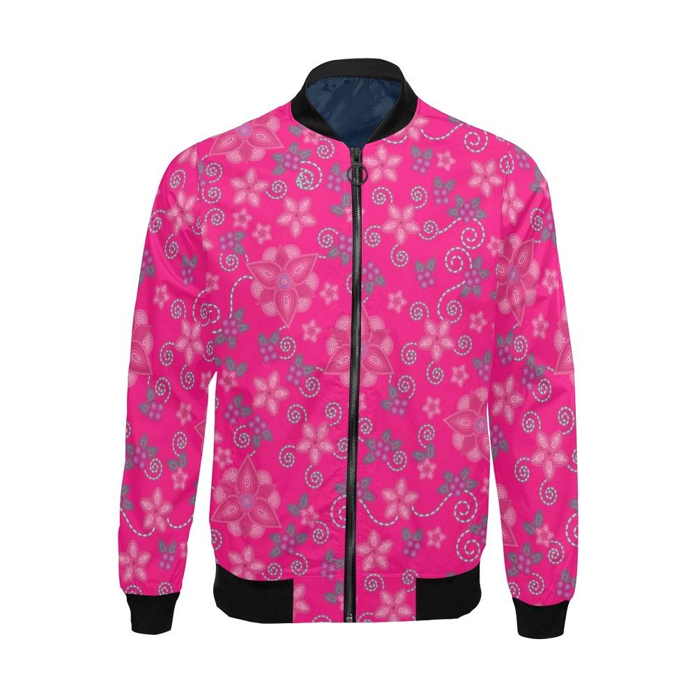 Berry Picking Pink All Over Print Bomber Jacket for Men (Model H19) All Over Print Bomber Jacket for Men (H19) e-joyer