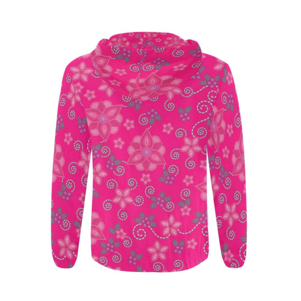 Berry Picking Pink All Over Print Full Zip Hoodie for Men (Model H14) All Over Print Full Zip Hoodie for Men (H14) e-joyer