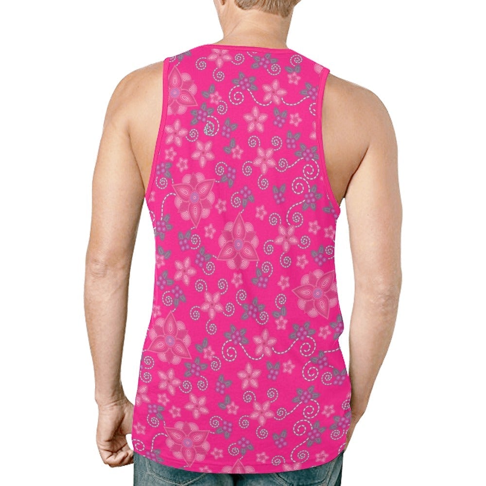 Berry Picking Pink New All Over Print Tank Top for Men (Model T46) New All Over Print Tank Top for Men (T46) e-joyer