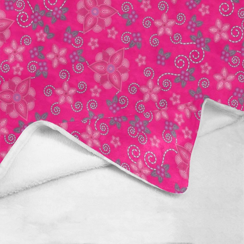 Berry Picking Pink Ultra-Soft Micro Fleece Blanket 40"x50" Ultra-Soft Blanket 40''x50'' e-joyer