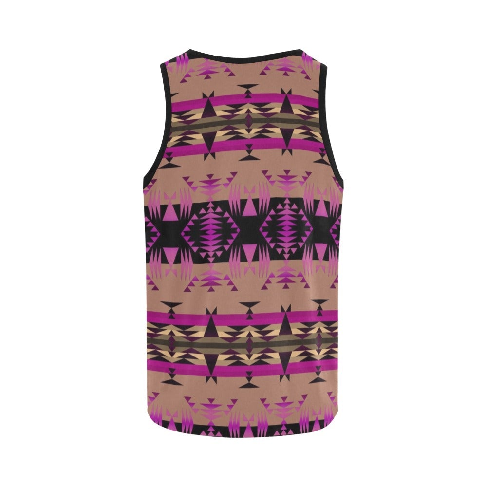 Between the Mountains Berry All Over Print Tank Top for Women (Model T43) All Over Print Tank Top for Women (T43) e-joyer