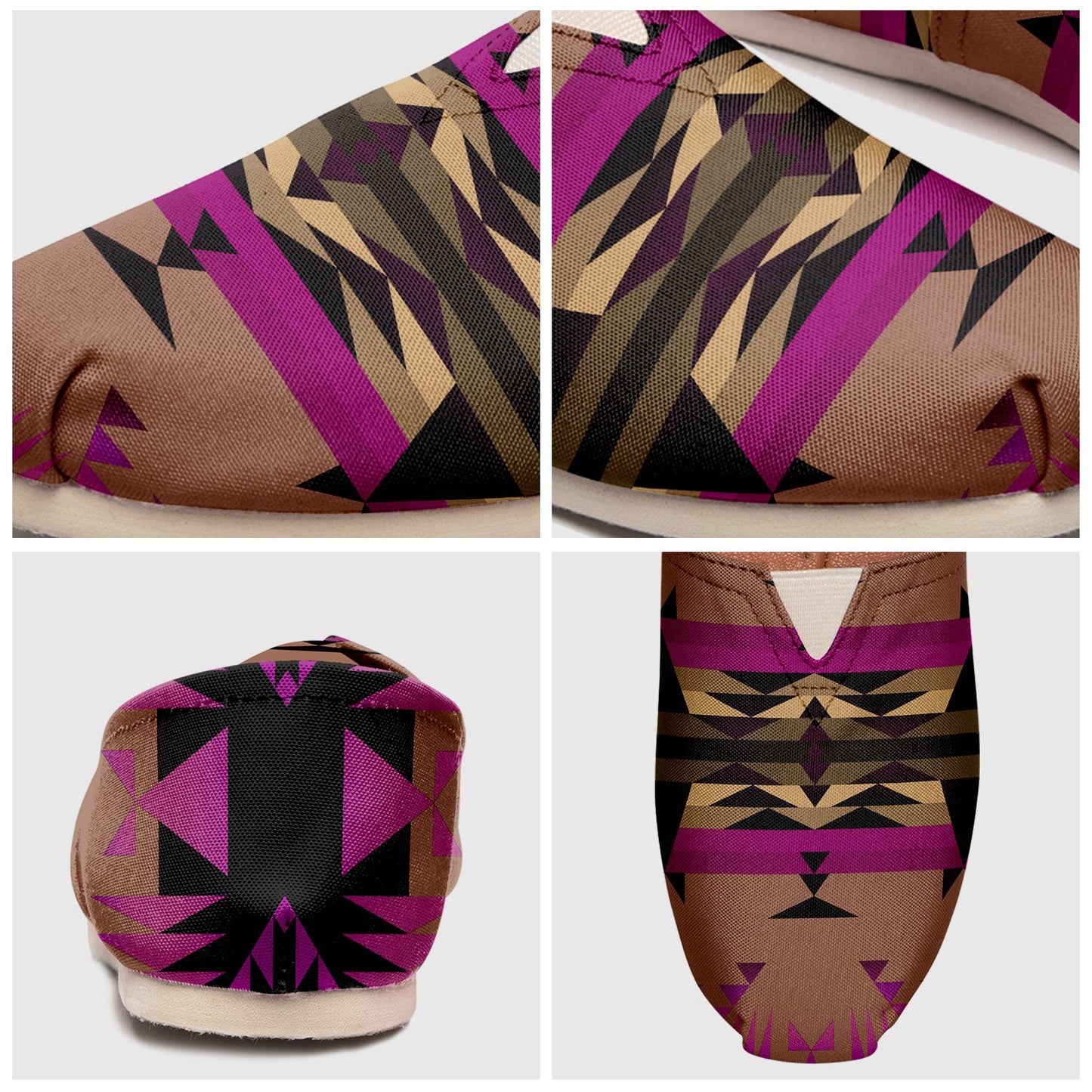 Between the Mountains Berry Casual Unisex Slip On Shoe Herman