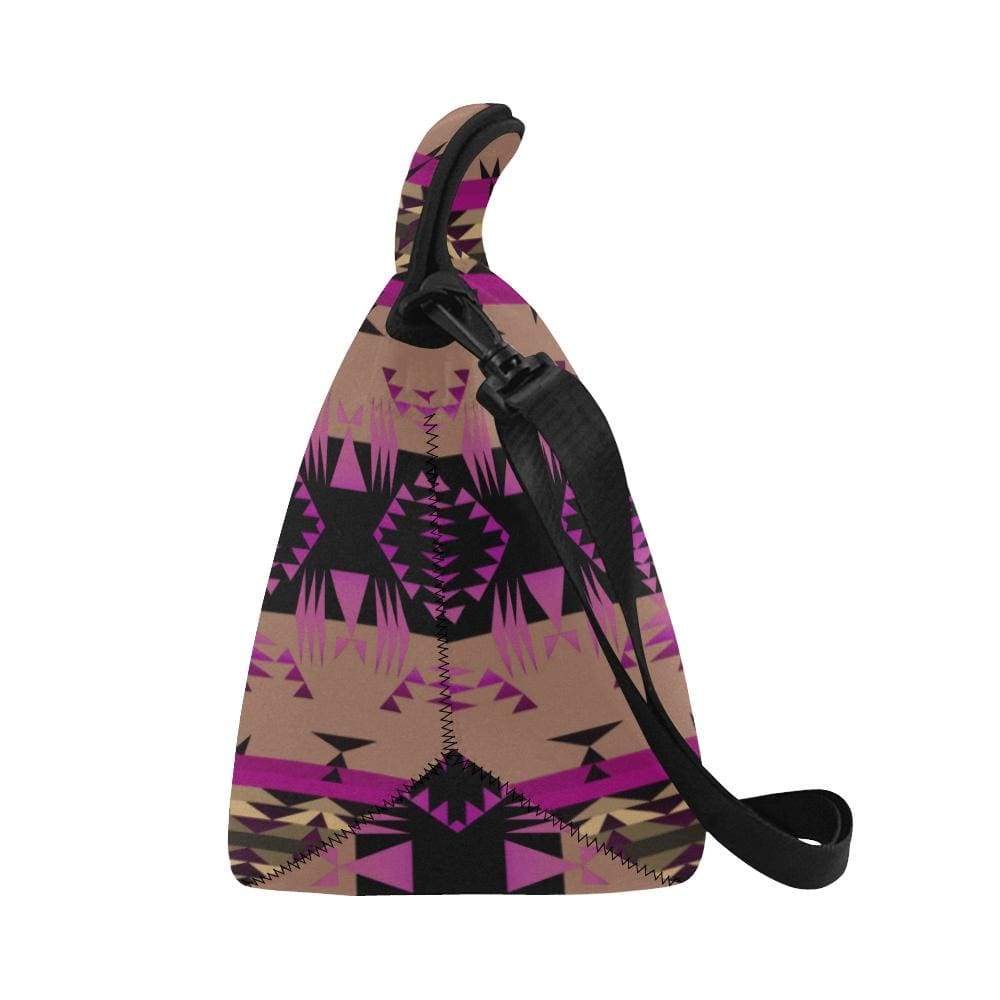 Between the Mountains Berry Neoprene Lunch Bag/Large (Model 1669) Neoprene Lunch Bag/Large (1669) e-joyer