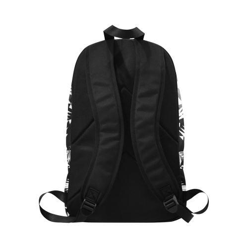 Between the Mountains Black and White Fabric Backpack for Adult (Model 1659) Casual Backpack for Adult (1659) e-joyer