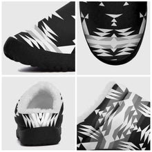 Load image into Gallery viewer, Between the Mountains Black and White Ikinnii Indoor Slipper 49 Dzine 
