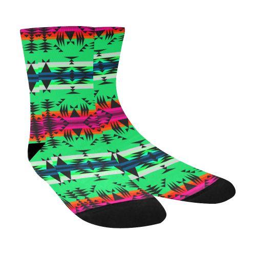 Between the Mountains Deep Lake Crew Socks Crew Socks e-joyer