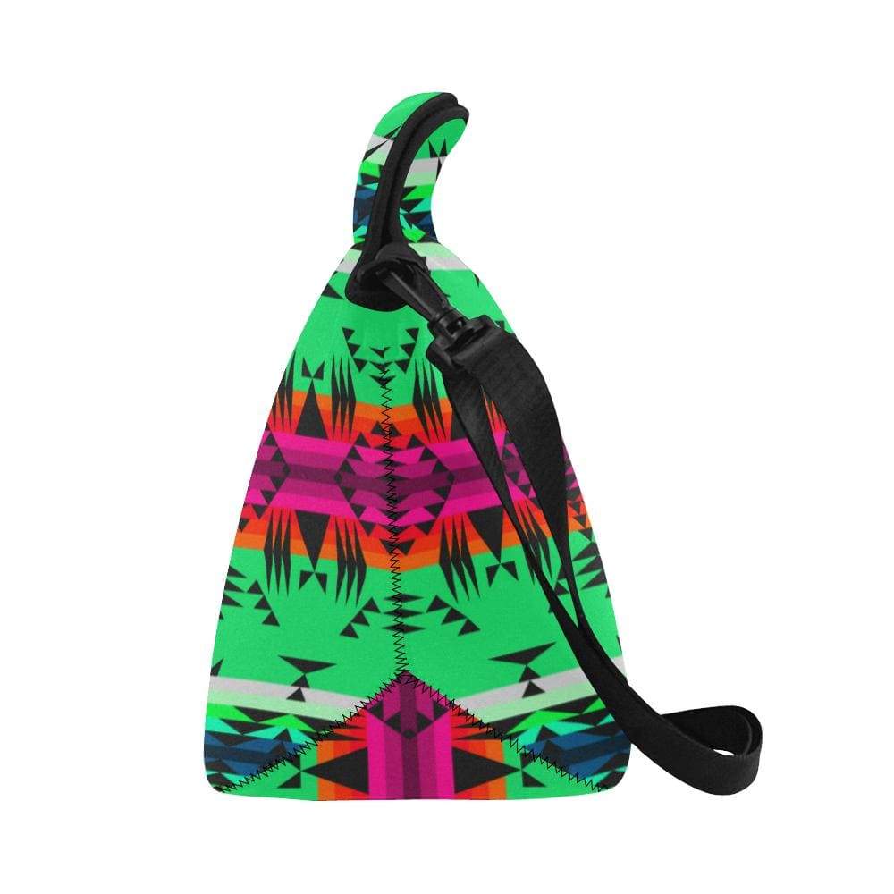 Between the Mountains Deep Lake Neoprene Lunch Bag/Large (Model 1669) Neoprene Lunch Bag/Large (1669) e-joyer