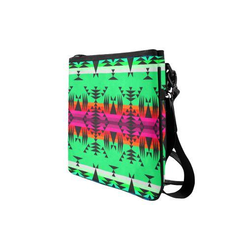 Between the Mountains Deep Lake Slim Clutch Bag (Model 1668) Slim Clutch Bags (1668) e-joyer