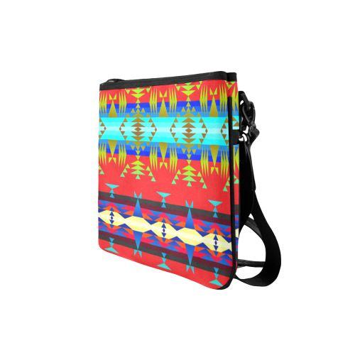 Between the Mountains Greasy Sierra Slim Clutch Bag (Model 1668) Slim Clutch Bags (1668) e-joyer