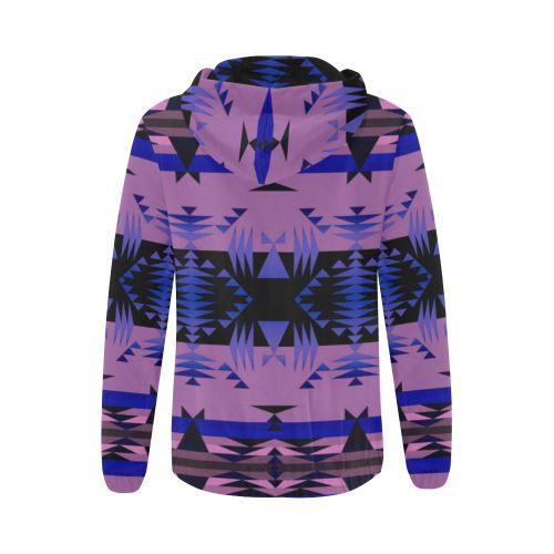 Between the Mountains Moon Shadow All Over Print Full Zip Hoodie for Women (Model H14) All Over Print Full Zip Hoodie for Women (H14) e-joyer