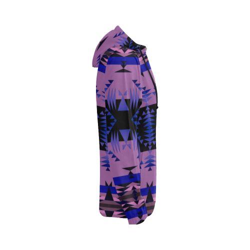 Between the Mountains Moon Shadow All Over Print Full Zip Hoodie for Women (Model H14) All Over Print Full Zip Hoodie for Women (H14) e-joyer