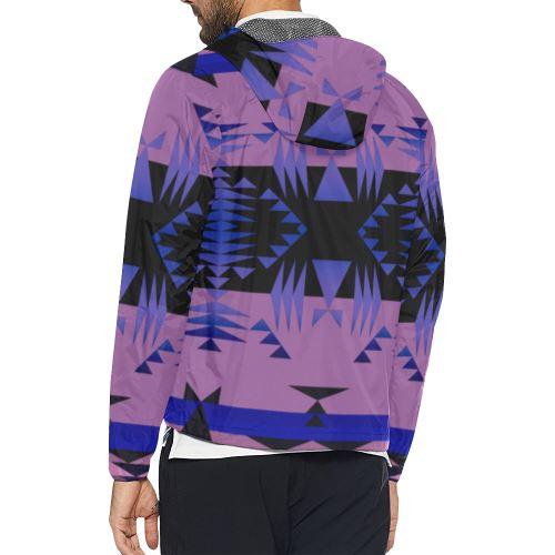Between the Mountains Moon Shadow All Over Print Windbreaker for Men (Model H23) All Over Print Windbreaker for Men (H23) e-joyer