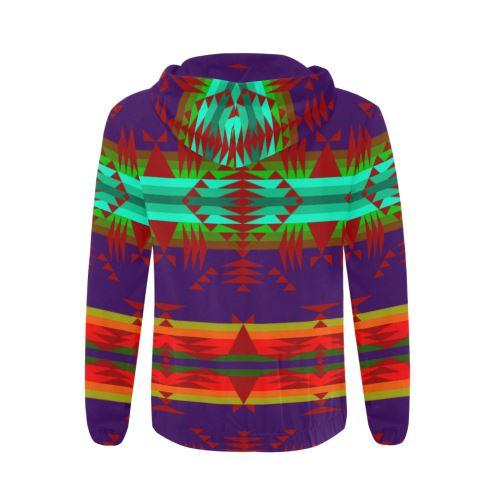 Between the Mountains Moon Shadow Sierra All Over Print Full Zip Hoodie for Men (Model H14) All Over Print Full Zip Hoodie for Men (H14) e-joyer