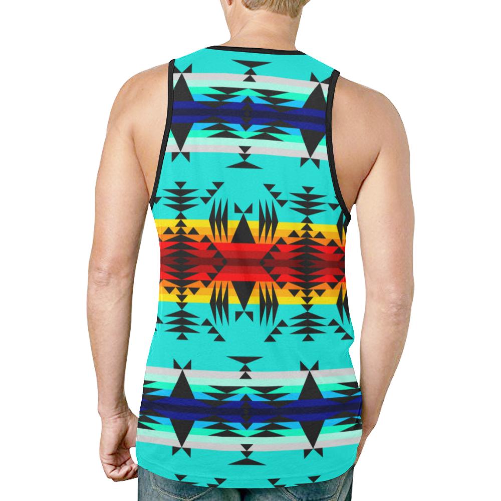 Between the Mountains New All Over Print Tank Top for Men (Model T46) New All Over Print Tank Top for Men (T46) e-joyer