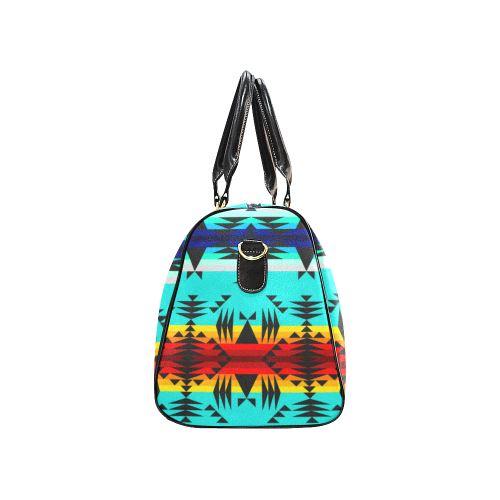 Between the Mountains New Waterproof Travel Bag/Large (Model 1639) Waterproof Travel Bags (1639) e-joyer