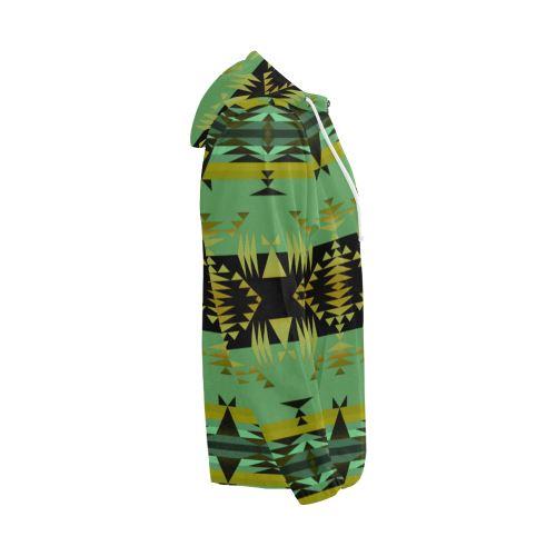 Between the Mountains Sage All Over Print Full Zip Hoodie for Men (Model H14) All Over Print Full Zip Hoodie for Men (H14) e-joyer