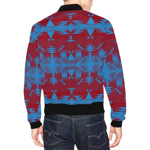 Between the Mountains Sierra Deep Lake All Over Print Bomber Jacket for Men/Large Size (Model H19) All Over Print Bomber Jacket for Men/Large (H19) e-joyer