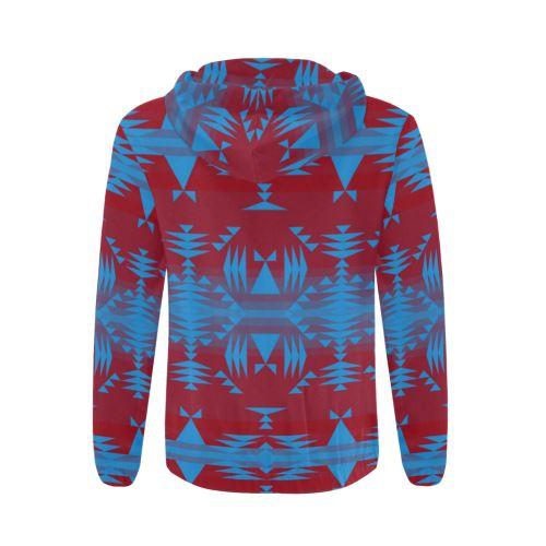 Between the Mountains Sierra Deep Lake All Over Print Full Zip Hoodie for Men (Model H14) All Over Print Full Zip Hoodie for Men (H14) e-joyer