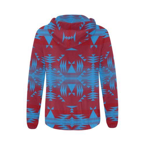 Between the Mountains Sierra Deep Lake All Over Print Full Zip Hoodie for Women (Model H14) All Over Print Full Zip Hoodie for Women (H14) e-joyer