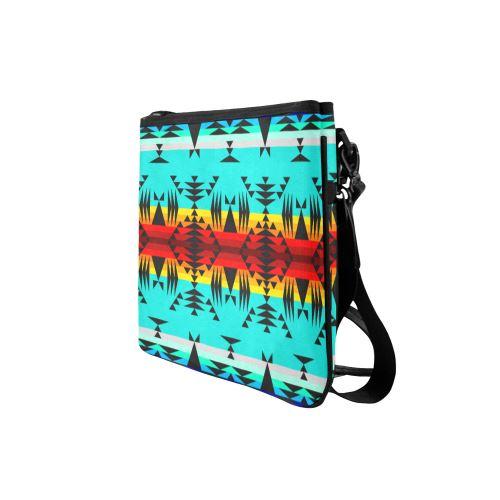 Between the Mountains Slim Clutch Bag (Model 1668) Slim Clutch Bags (1668) e-joyer