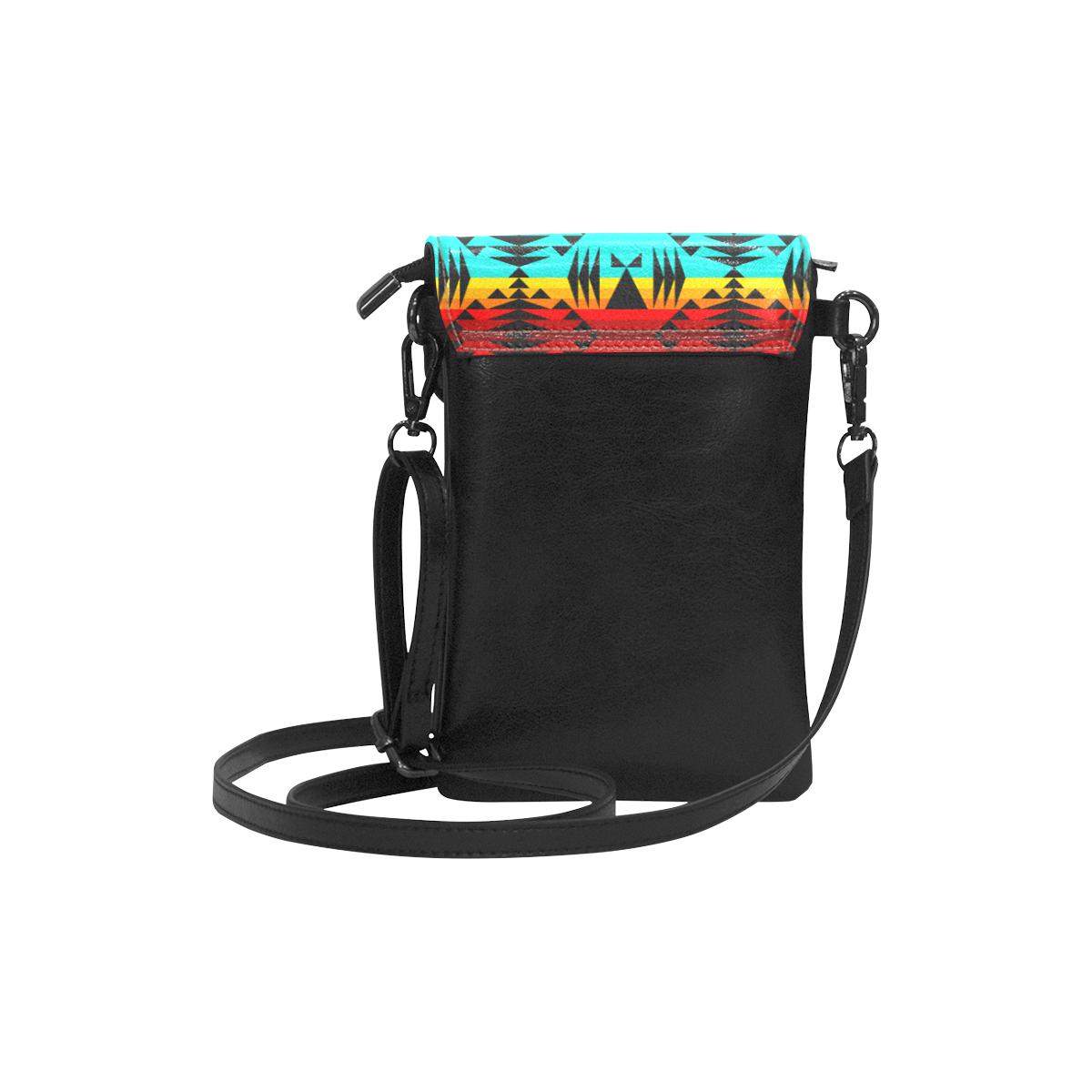 Between the Mountains Small Cell Phone Purse (Model 1711) Small Cell Phone Purse (1711) e-joyer