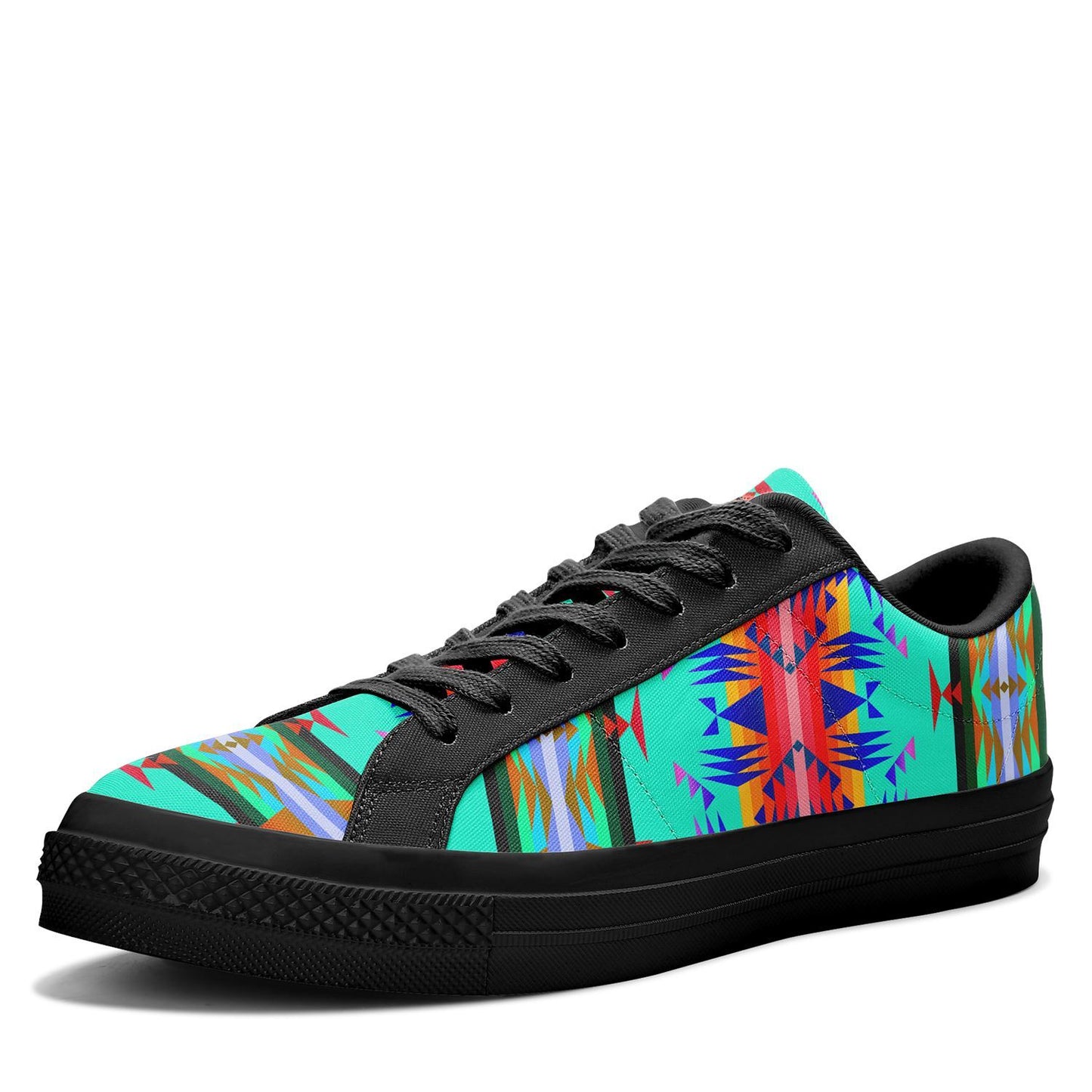 Between the Mountains Spring Aapisi Low Top Canvas Shoes Black Sole 49 Dzine
