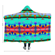 Load image into Gallery viewer, Between the Mountains Spring Hooded Blanket 49 Dzine 
