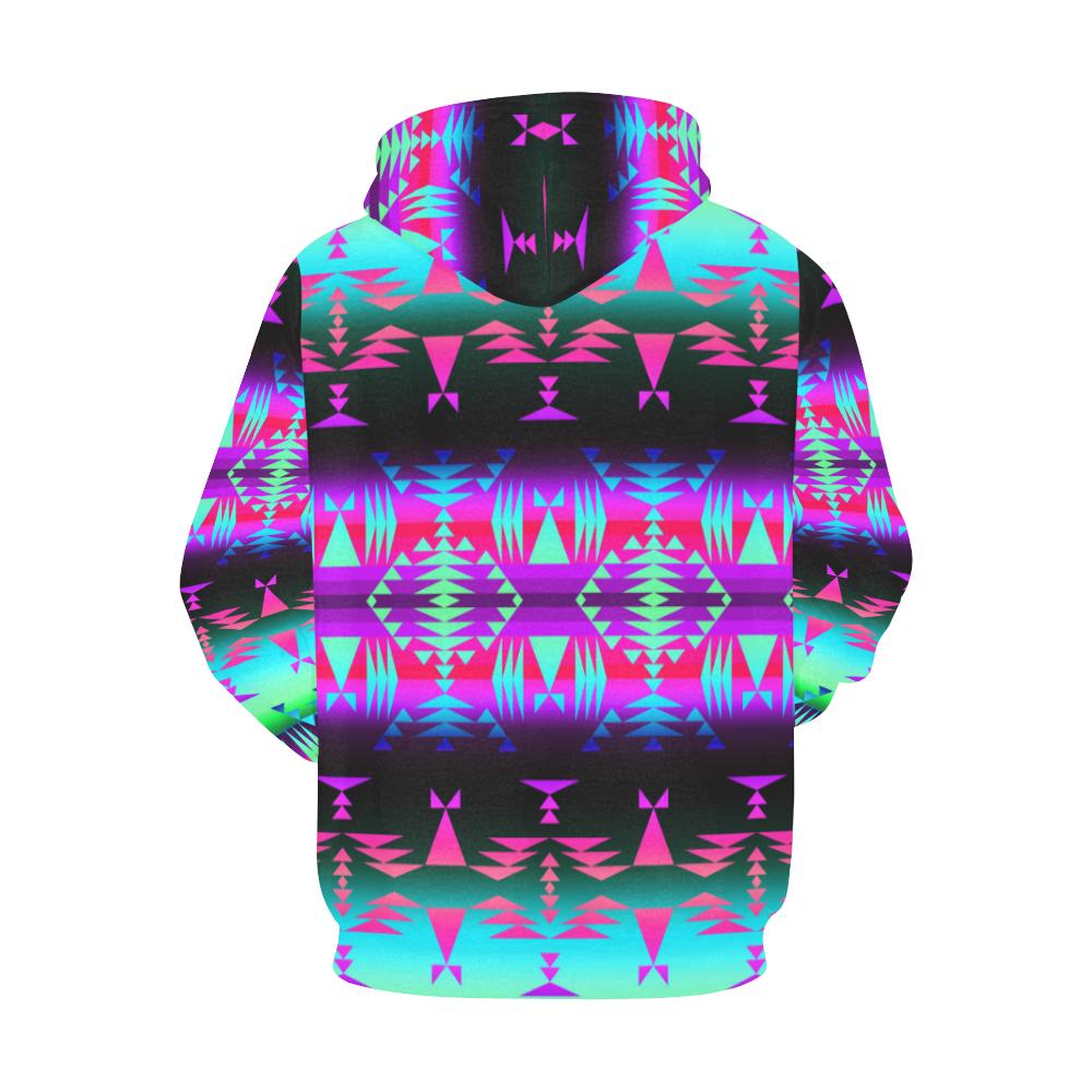 Between the Rocky Mountains All Over Print Hoodie for Men (USA Size) (Model H13) All Over Print Hoodie for Men (H13) e-joyer