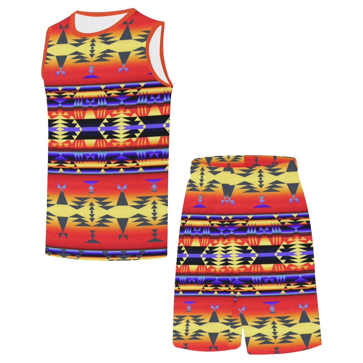 Between the San Juan Mountains All Over Print Basketball Uniform Basketball Uniform e-joyer