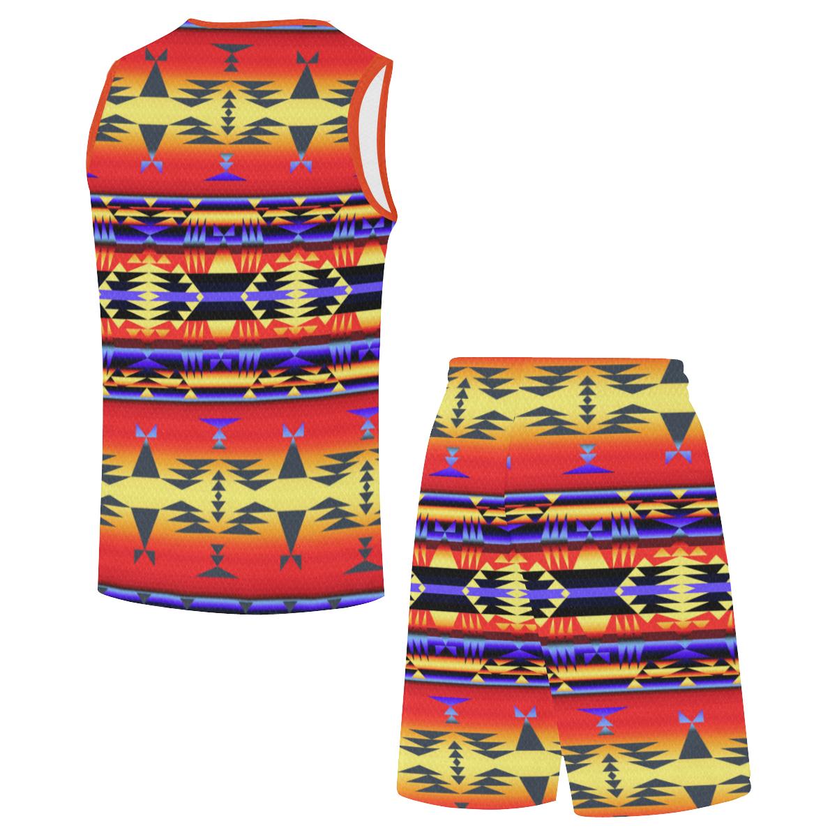 Between the San Juan Mountains All Over Print Basketball Uniform Basketball Uniform e-joyer