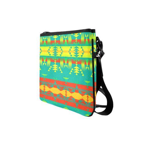 Between the Teton Mountains Slim Clutch Bag (Model 1668) Slim Clutch Bags (1668) e-joyer