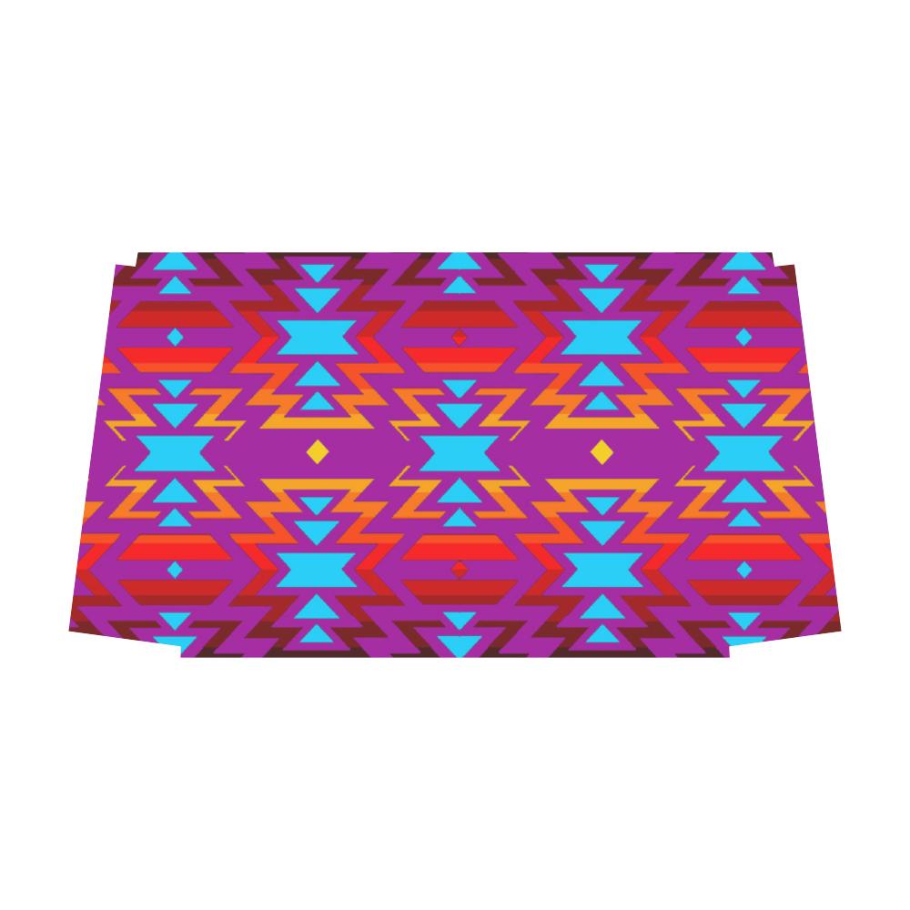 Big Pattern Fire Colors and Sky Moon Shadow Classic Travel Bag (Model 1643) Remake Classic Travel Bags (1643) e-joyer