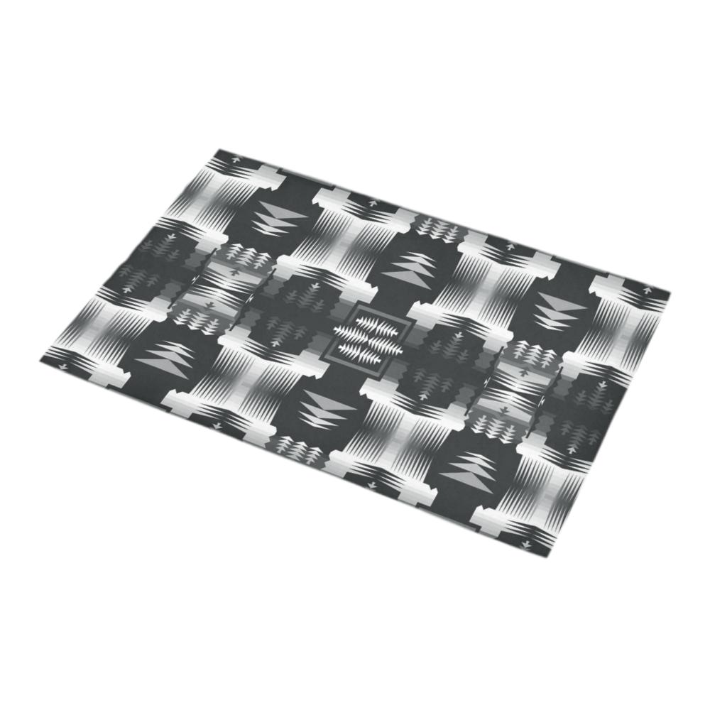 Black and White Sage Bath Rug 16''x 28'' Bath Rug 16''x 28'' e-joyer