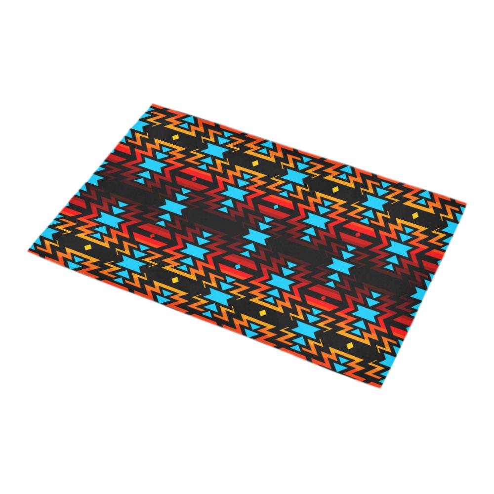 Black Fire and Sky Bath Rug 16''x 28'' Bath Rug 16''x 28'' e-joyer